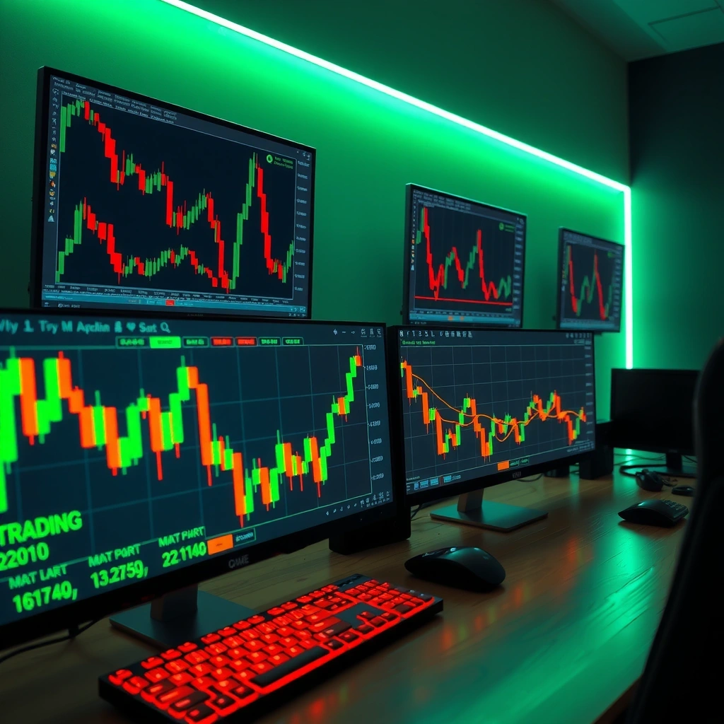 Advanced trading interface showcase